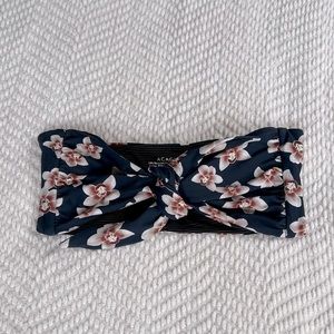 Acacia Baker Strapless Bikini Top in Isle Size L